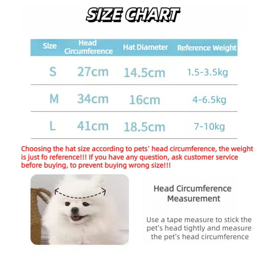 Breathable Pet Sunhat with Open Ears and Adjustable Strap