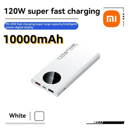 Batería externa Xiaomi de alta capacidad de 120 W y 50 000 mAh: carga ultrarrápida para todos los dispositivos